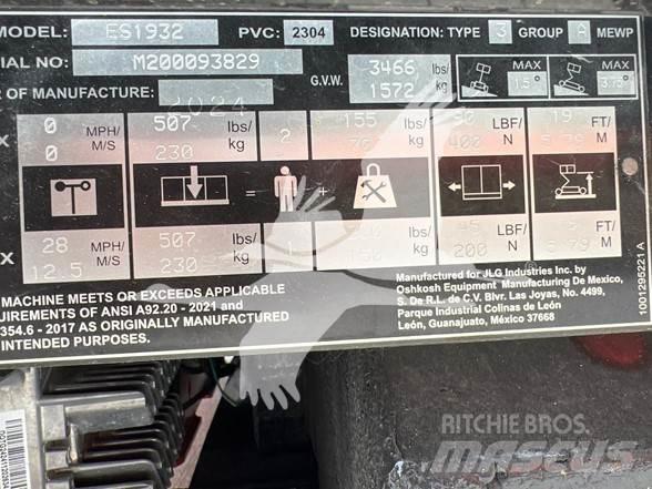 JLG ES1932 Ножични работни платформи