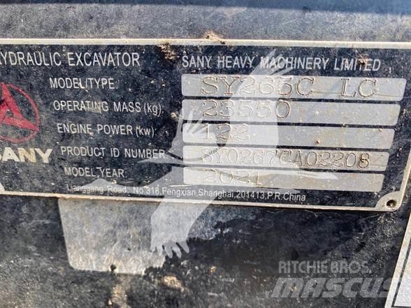 Sany SY265CLR Верижен екскаватор