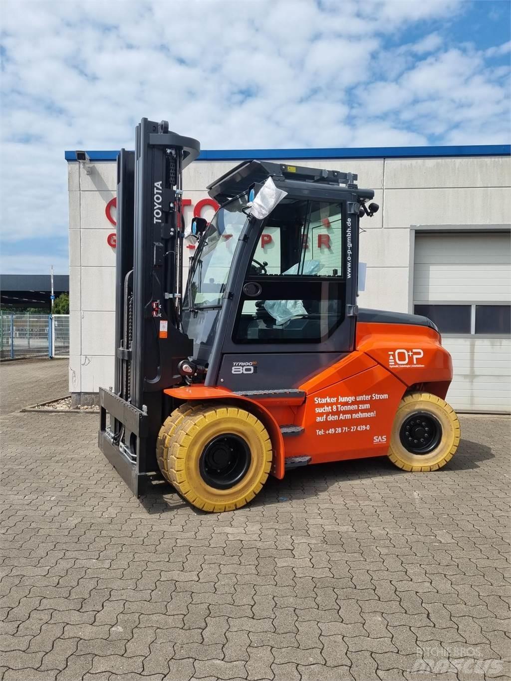 Toyota 9FBH80T Електрически вилични кари-повдигачи