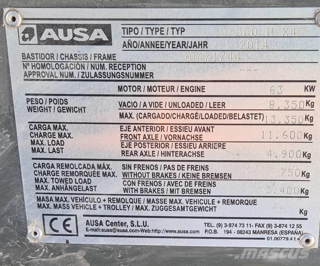 Ausa C 500 H X4 Камиони за херавни местности