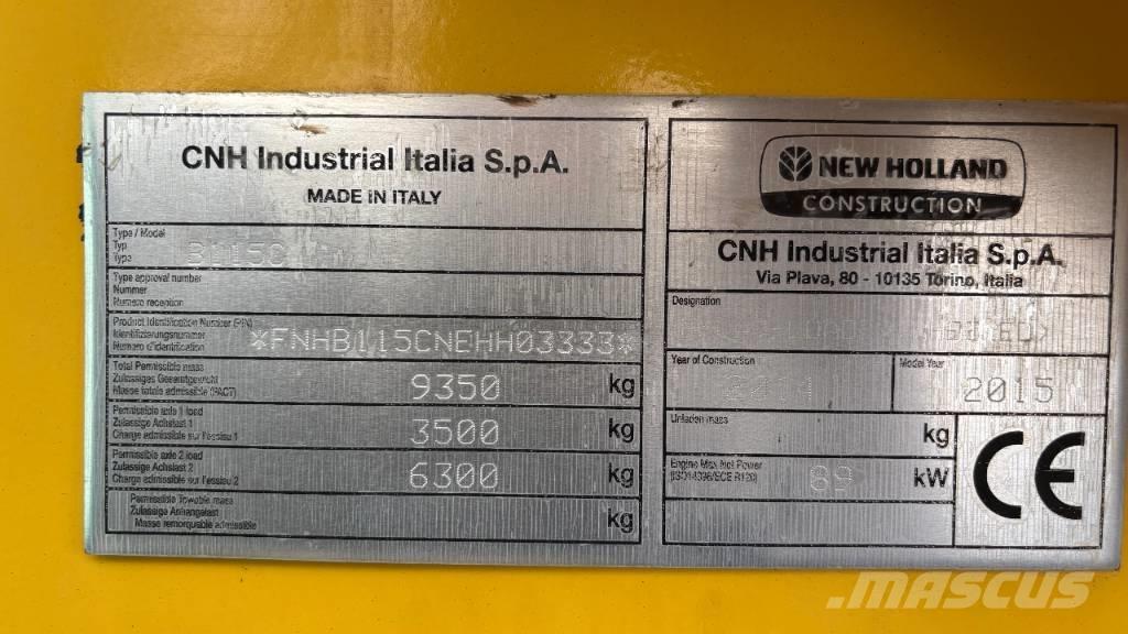 New Holland B 115 C Товарач със заден ексватор