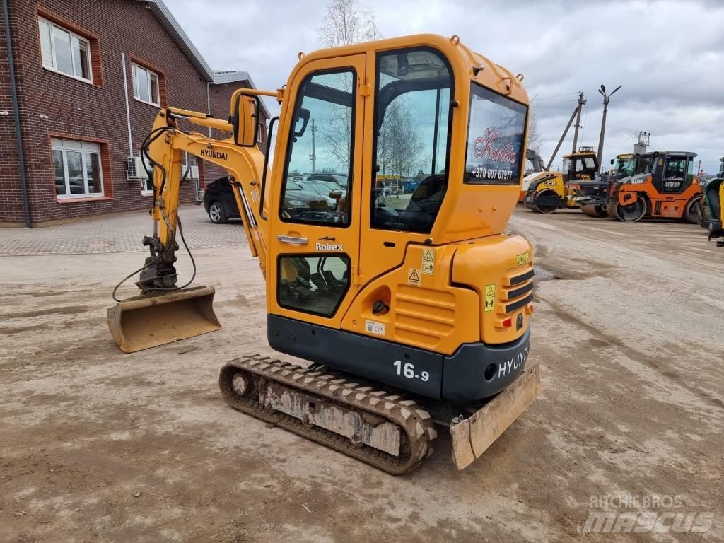 Hyundai R16-9 Мини екскаватори < 7 т