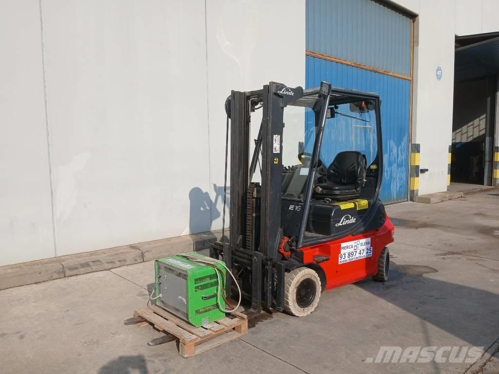 Linde E16P-02 Електрически вилични кари-повдигачи