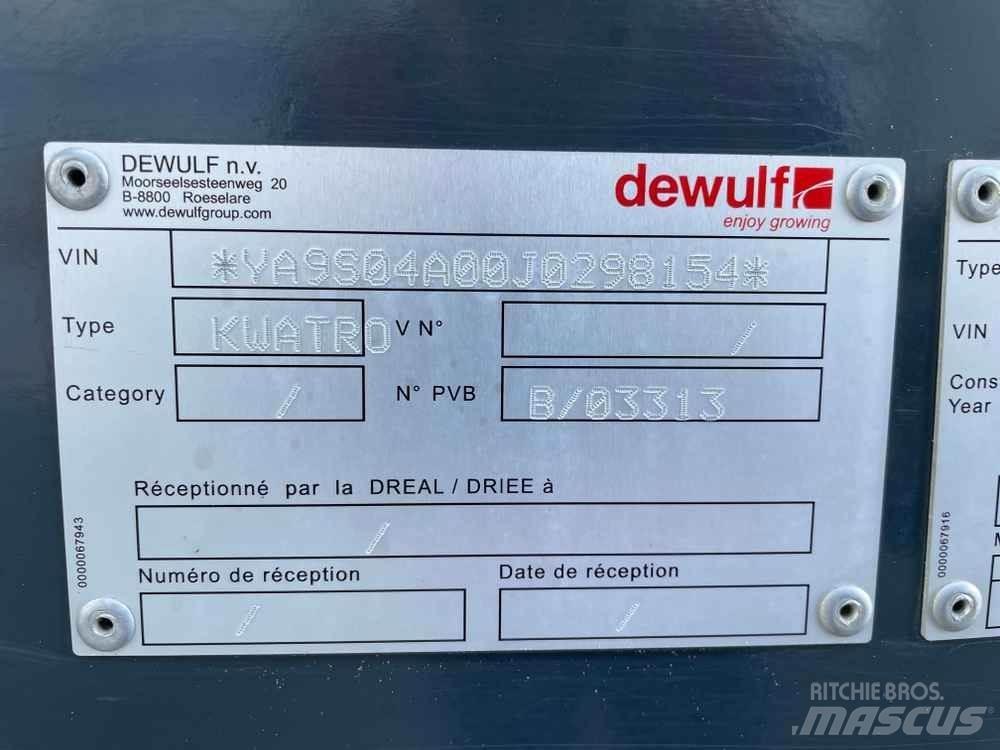 Dewulf KWATRO Селскостопанство - Други