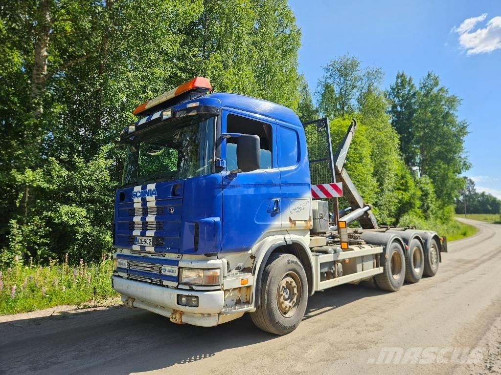 Scania 164 G 480 Камиони с кран с кука