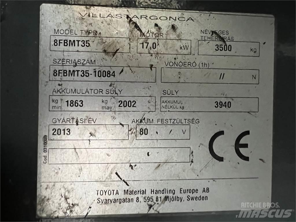 Toyota 8FBMT35 Електрически вилични кари-повдигачи