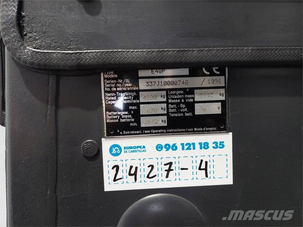 Linde E48P Електрически вилични кари-повдигачи