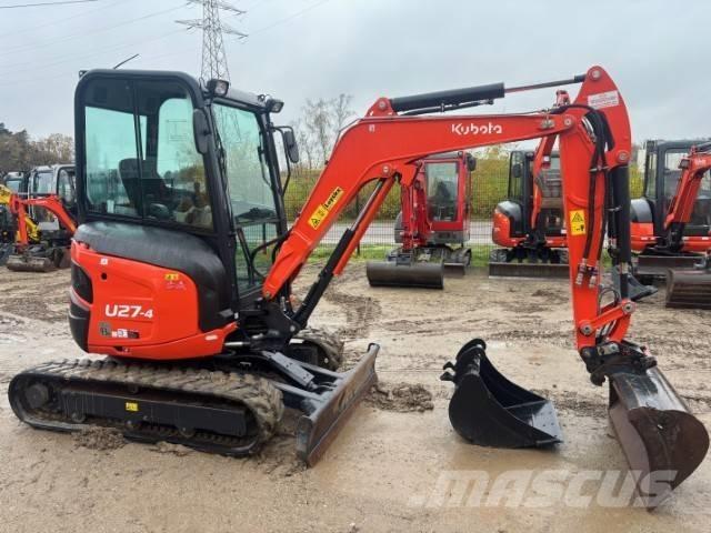 Kubota U 27-4 Мини екскаватори < 7 т