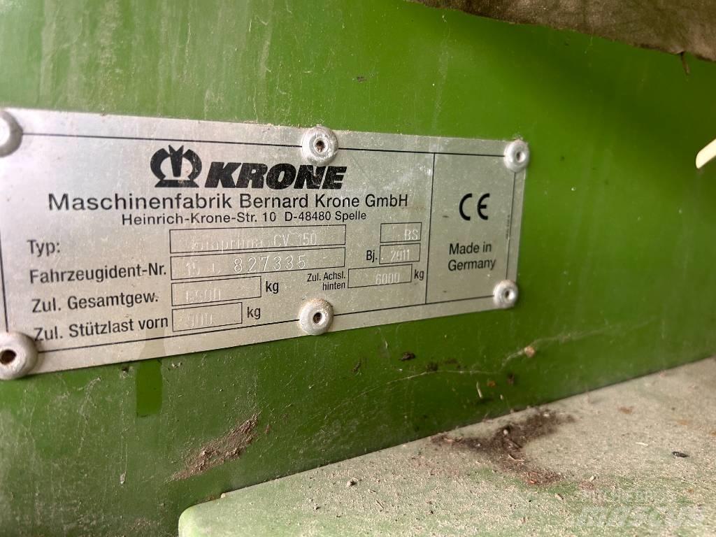 Krone CV150XC Сламопреси за кръгли бали
