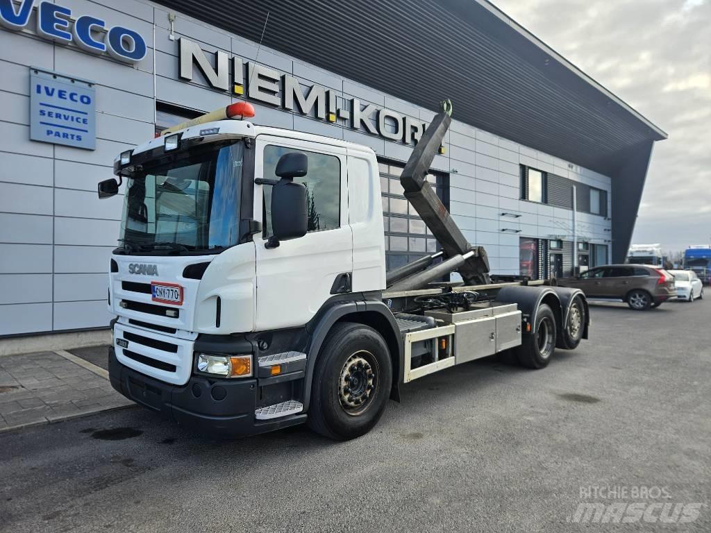 Scania P380 6x2*4 Камиони с кран с кука