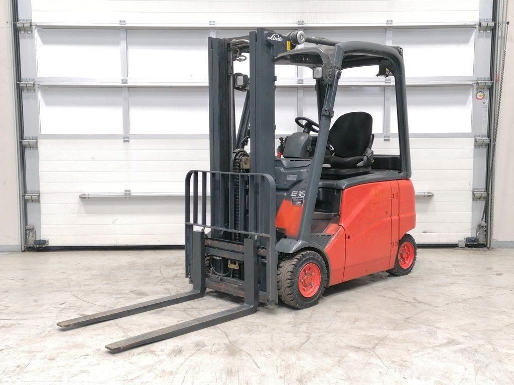 Linde E16PH-01 Електрически вилични кари-повдигачи