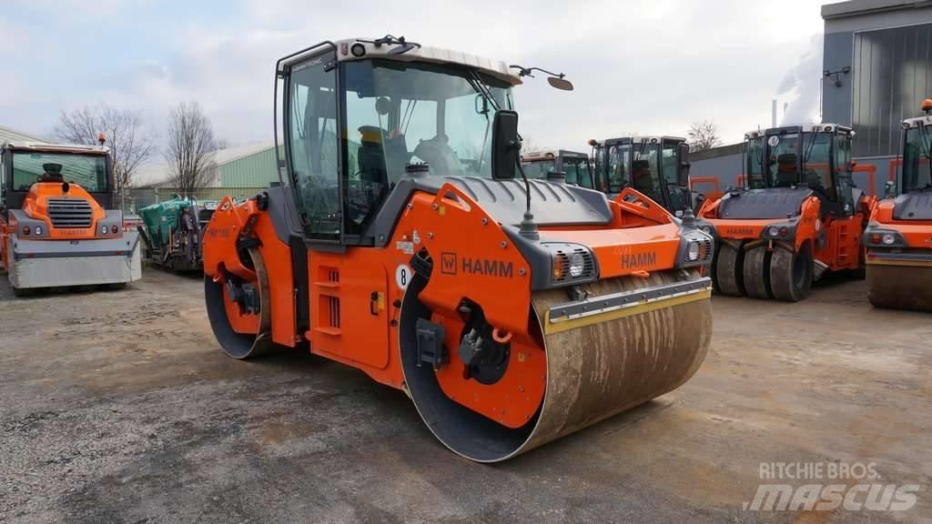 Hamm HD+120iVV Двойни барабанни ролки
