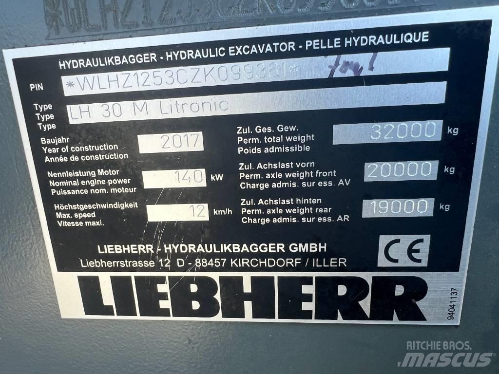 Liebherr LH30M Оператори на отпадъци/индустрия
