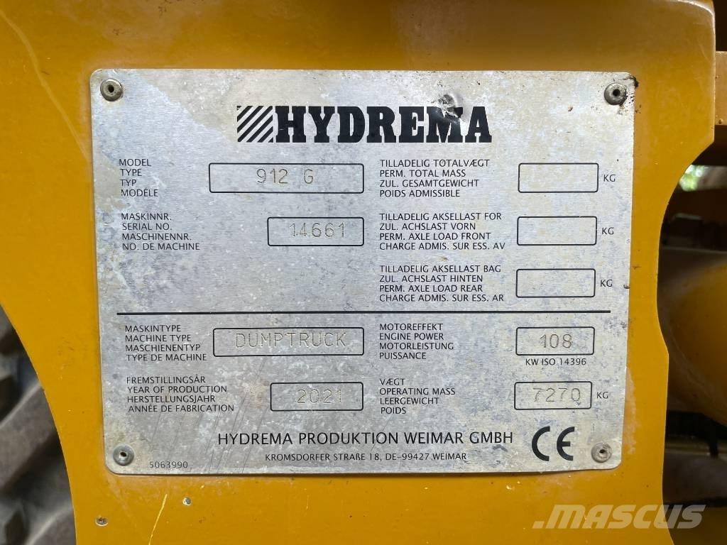 Hydrema 912 G Дъмпери/моторни превозни средства