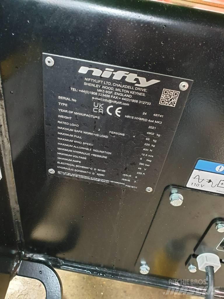 Niftylift HR15 Съчленени стрелови подемници