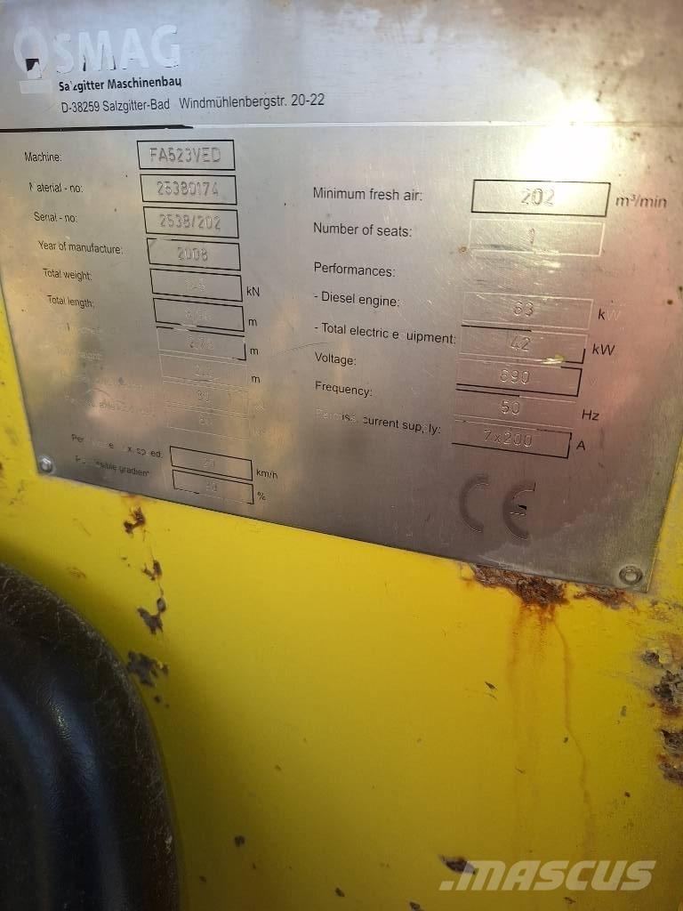 Nordmeyer SMAG FA523 Други подземни машини