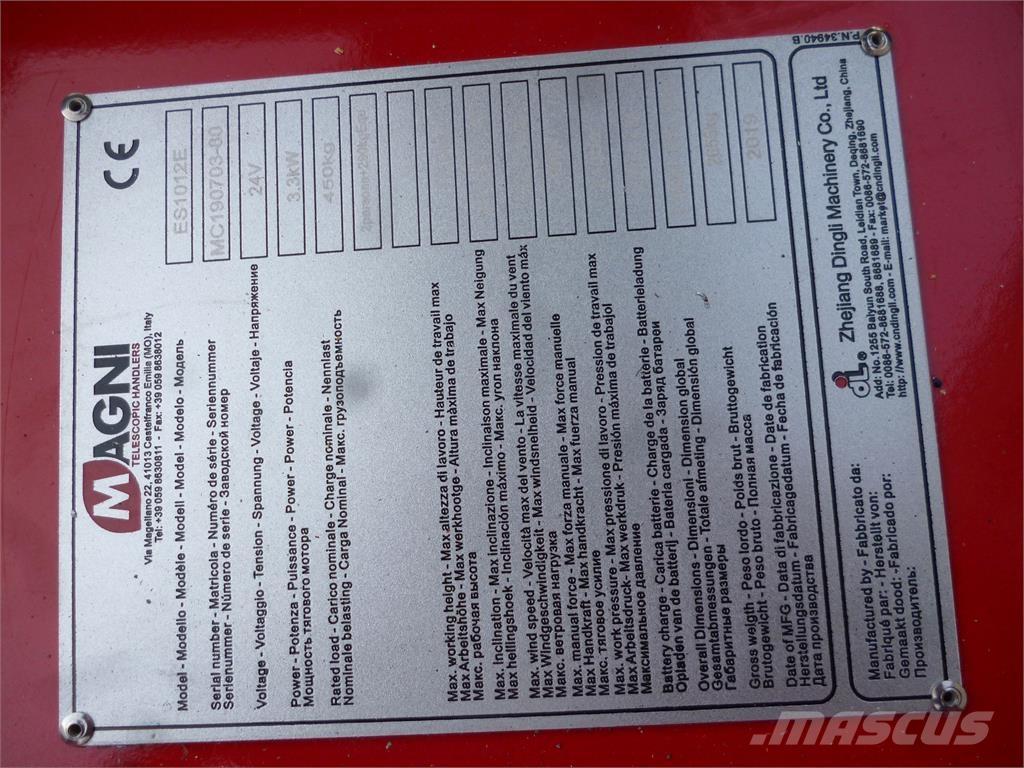 Magni ES1012E Ножични работни платформи