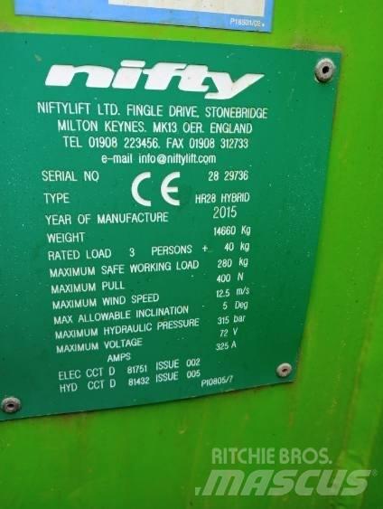 Niftylift HR 28 Съчленени стрелови подемници