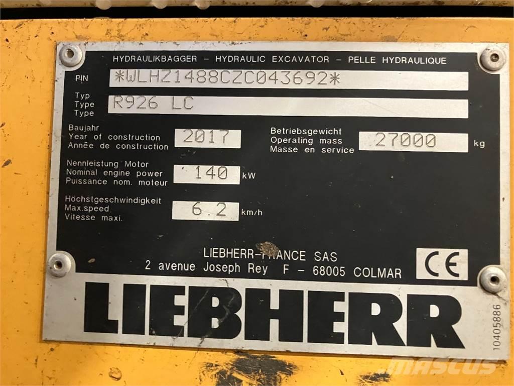 Liebherr R926 Верижен екскаватор