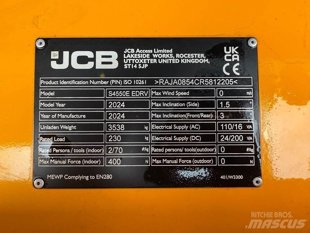JCB S4550E Ножични работни платформи
