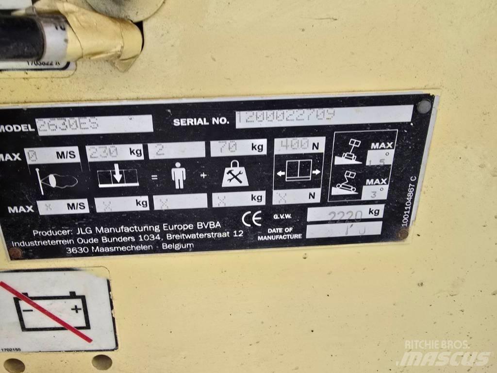 JLG 2630 ES Ножични работни платформи