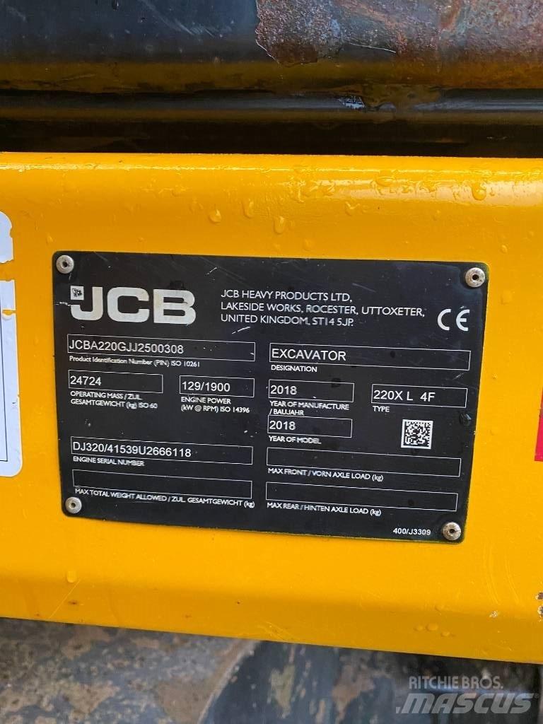 JCB 220 XL Верижен екскаватор