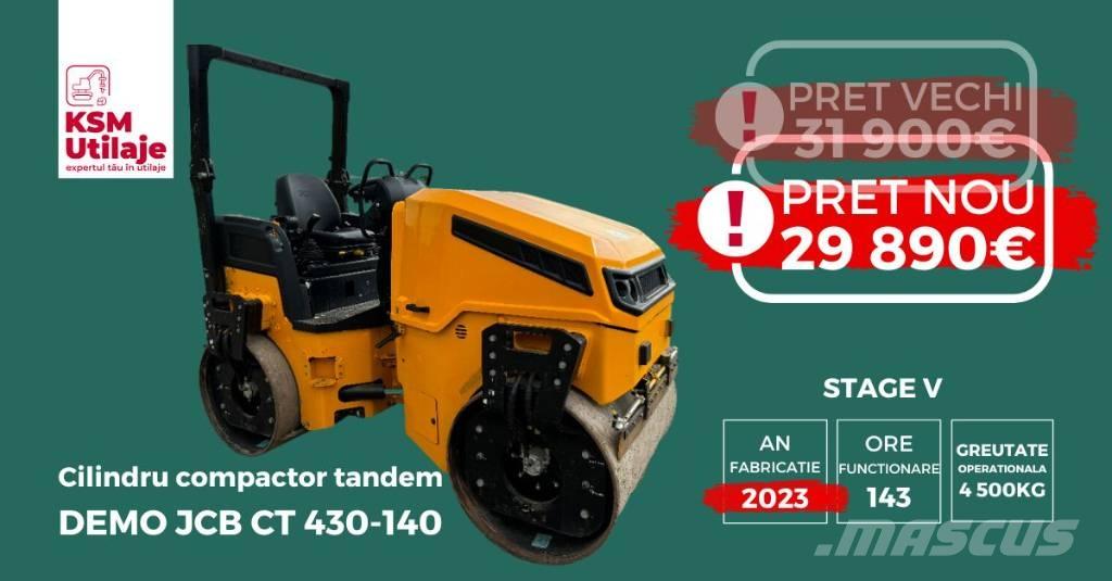 JCB CT430-140 Двойни барабанни ролки

