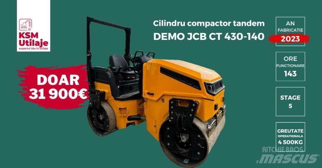 JCB CT430-140 Двойни барабанни ролки
