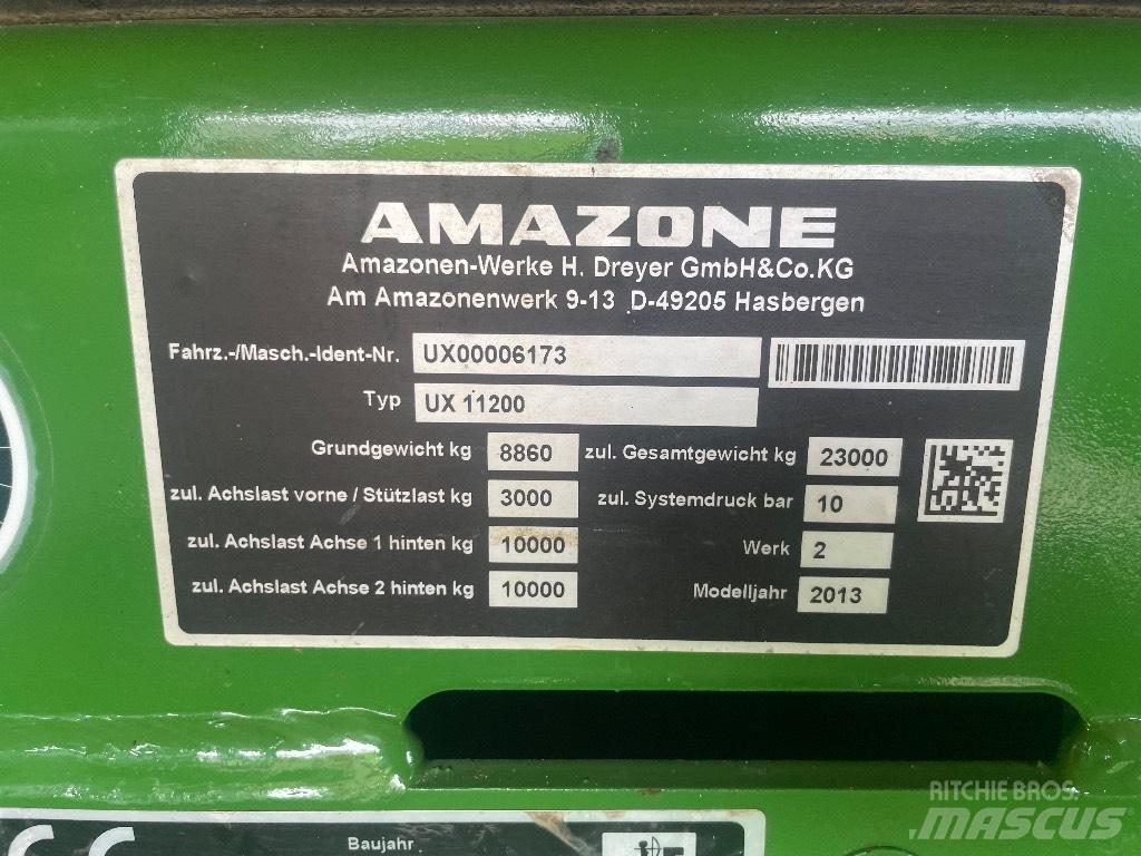 Amazone UX 11200 Прикачни пръскачки
