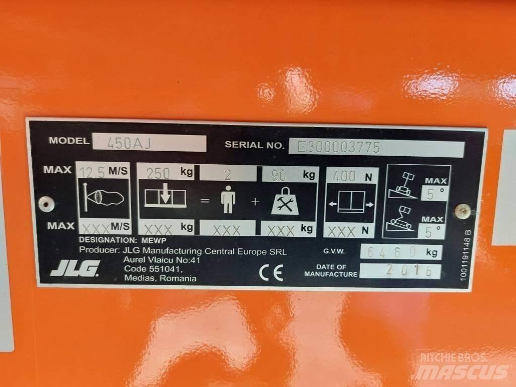 JLG 450 AJ Съчленени стрелови подемници