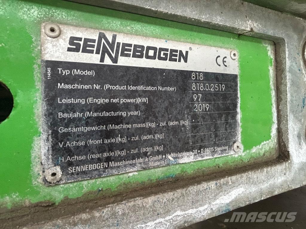 Sennebogen 818 Оператори на отпадъци/индустрия
