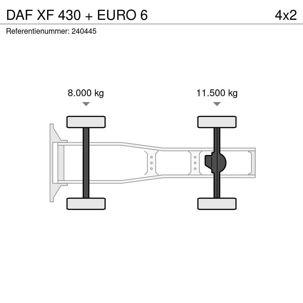 DAF XF 430 + EURO 6 Влекачи