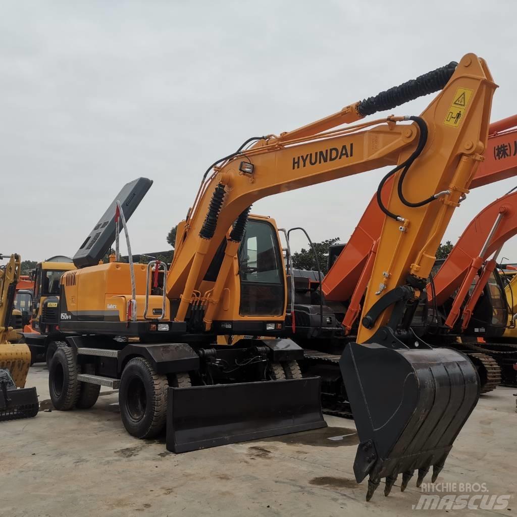 Hyundai R 150W Колесни екскаватори