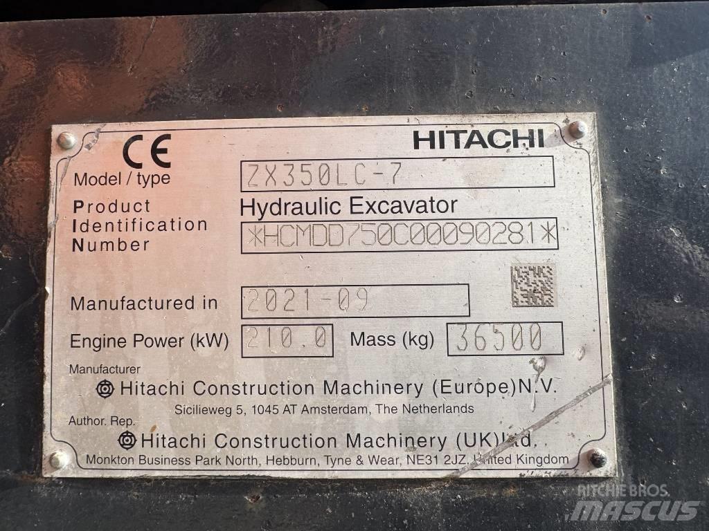Hitachi ZX 350 LC-7 Верижен екскаватор
