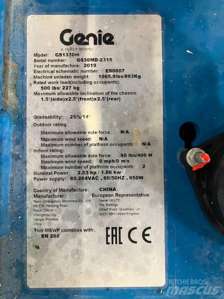 Genie GS 1330 Ножични работни платформи