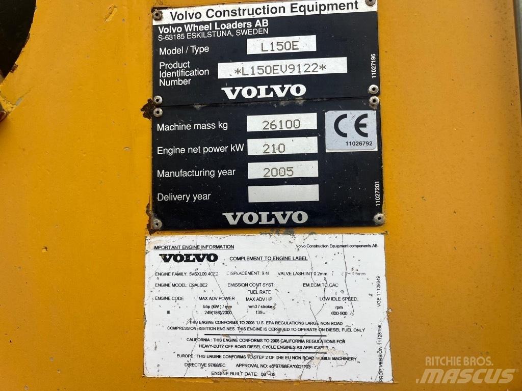 Volvo L 150 E Колесни товарачи
