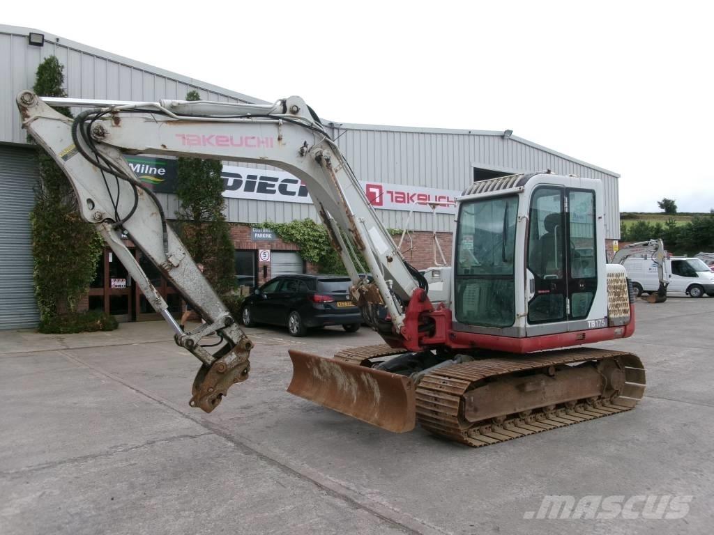 Takeuchi TB 175 Средни екскаватори 7т - 12т
