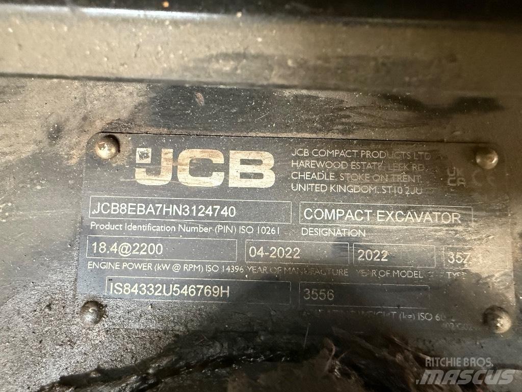 JCB 35Z-1 Мини екскаватори < 7 т