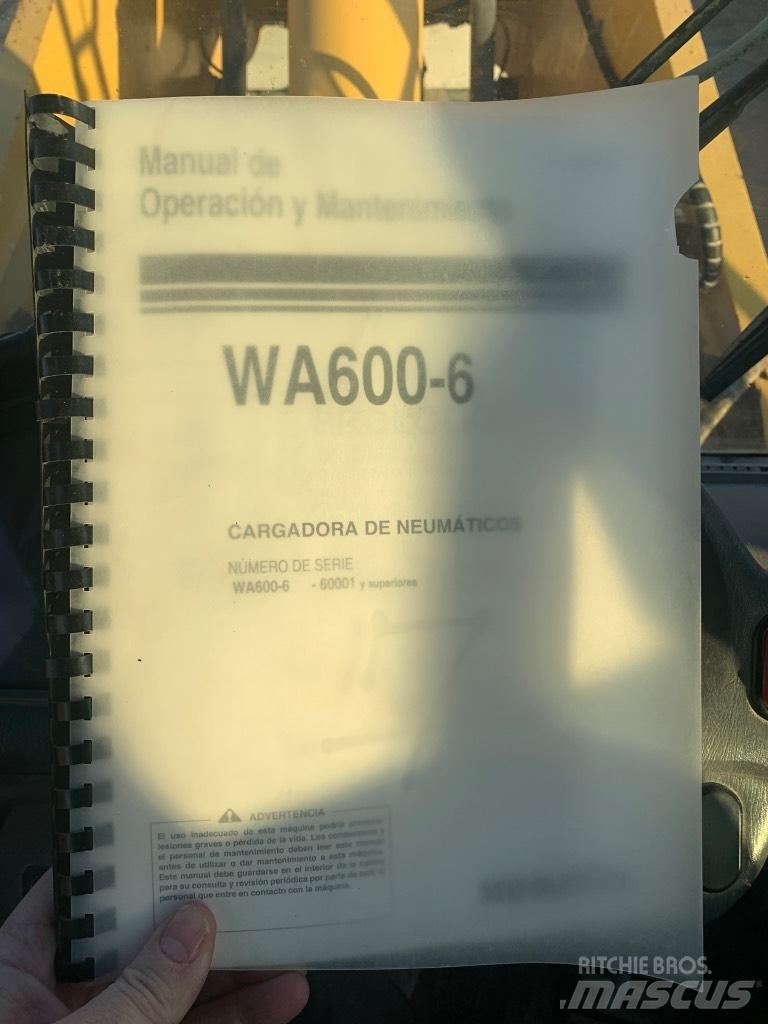 Komatsu Wa600-6 Колесни товарачи