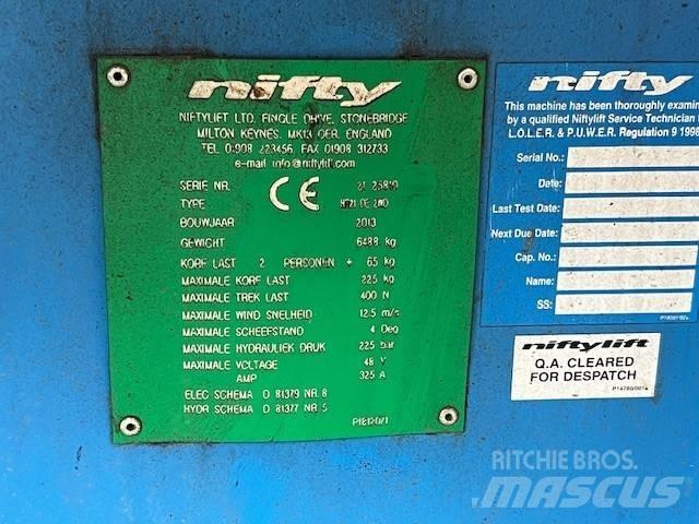 Niftylift HR 21 D E Съчленени стрелови подемници