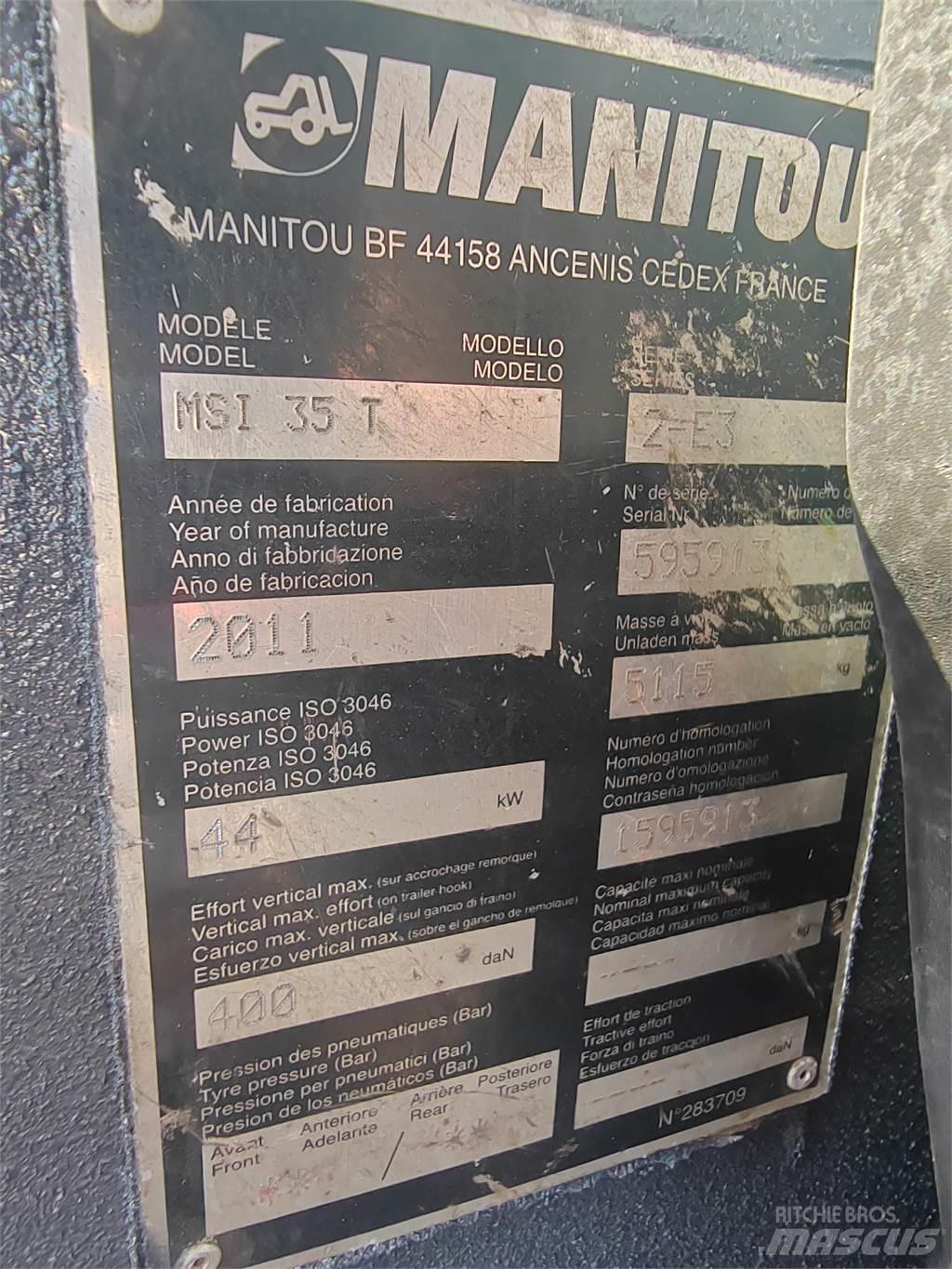 Manitou MSI35T Камиони за херавни местности
