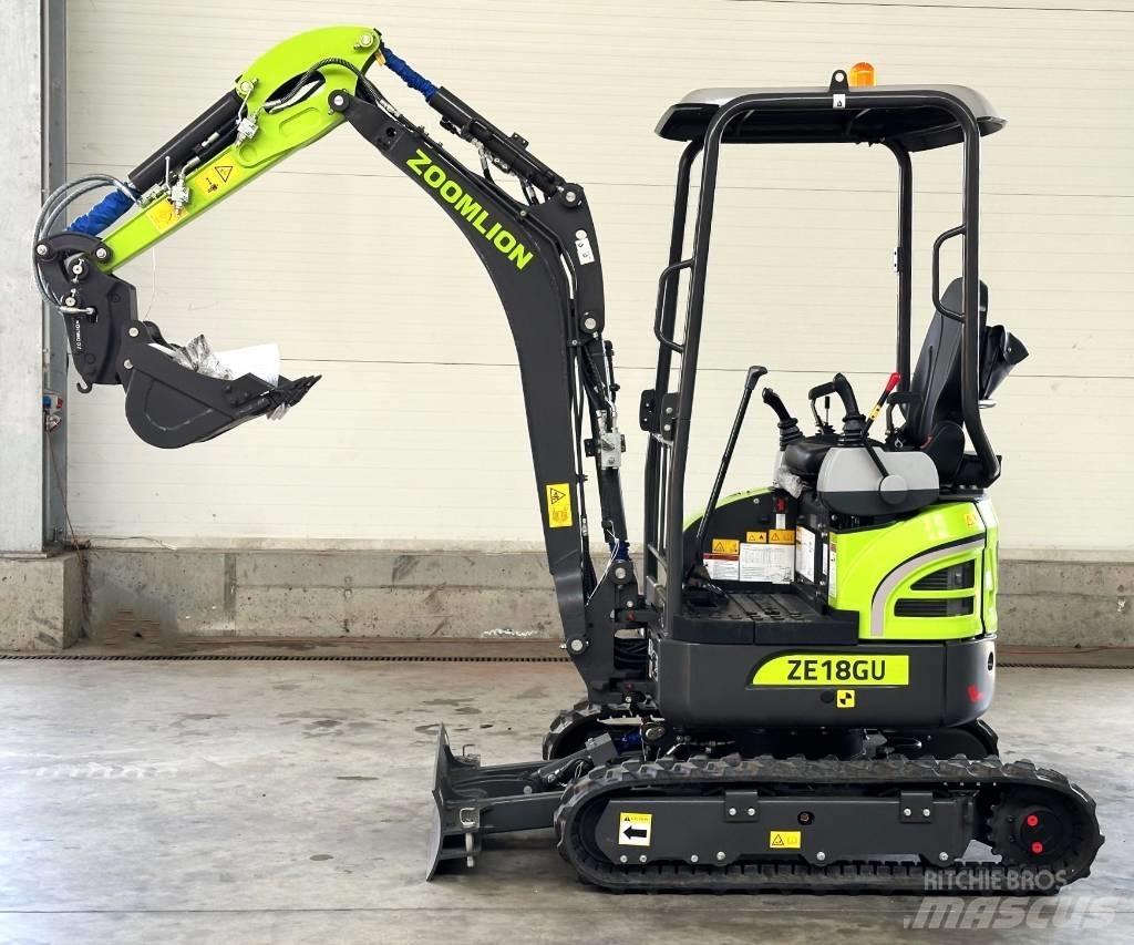 Zoomlion ZE18GU Мини екскаватори < 7 т