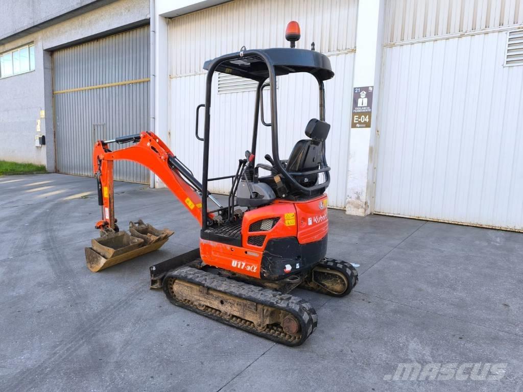 Kubota U 17-3 Мини екскаватори < 7 т