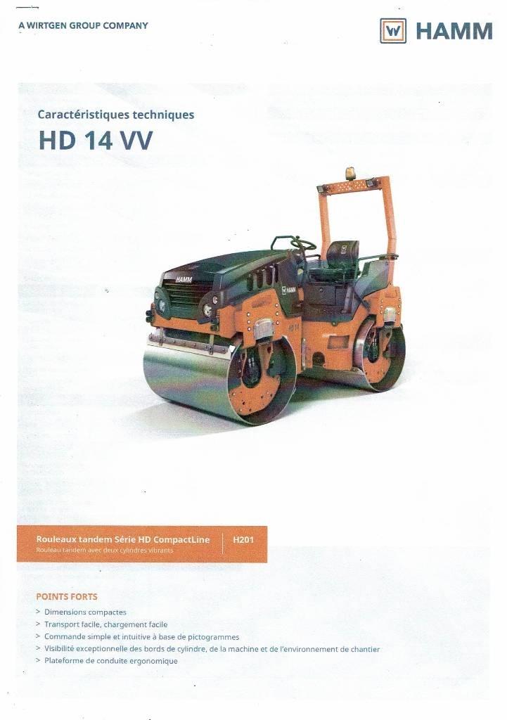 Hamm HD 14 VV Двойни барабанни ролки
