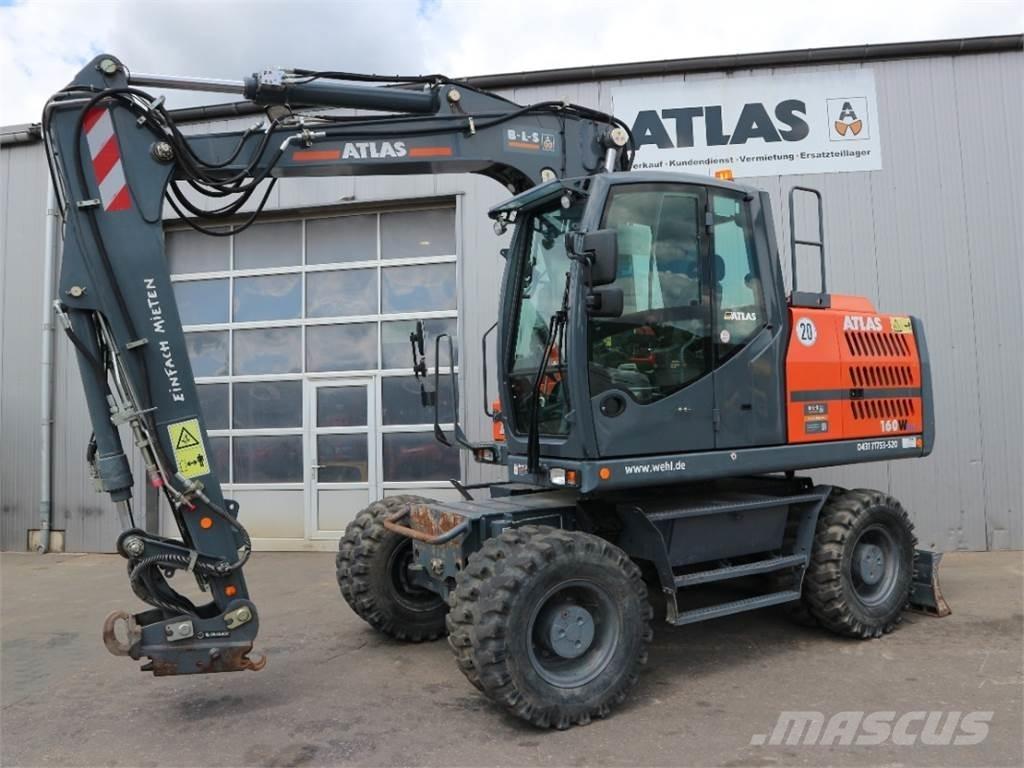 Atlas 160W-BLUE Колесни екскаватори