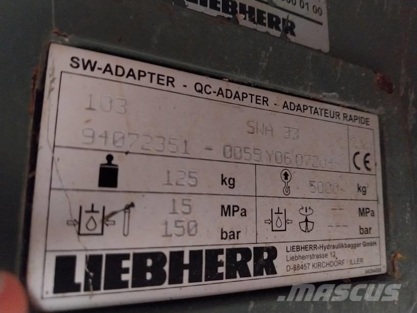 Liebherr SW 33 hydr Бързи съединители