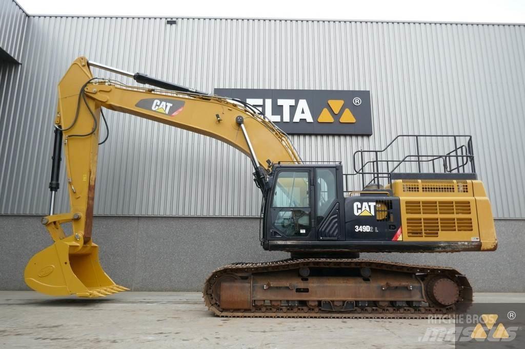 CAT 349D2L Верижен екскаватор
