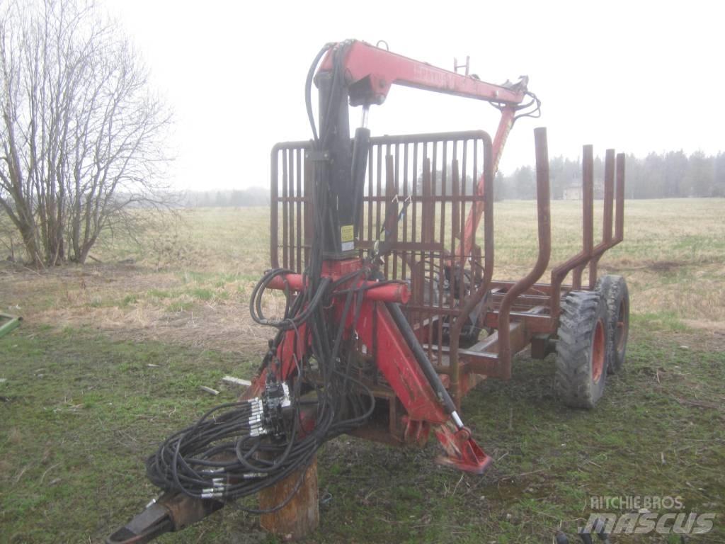 Patu 500 + Metsäkärry Горски ремаркета
