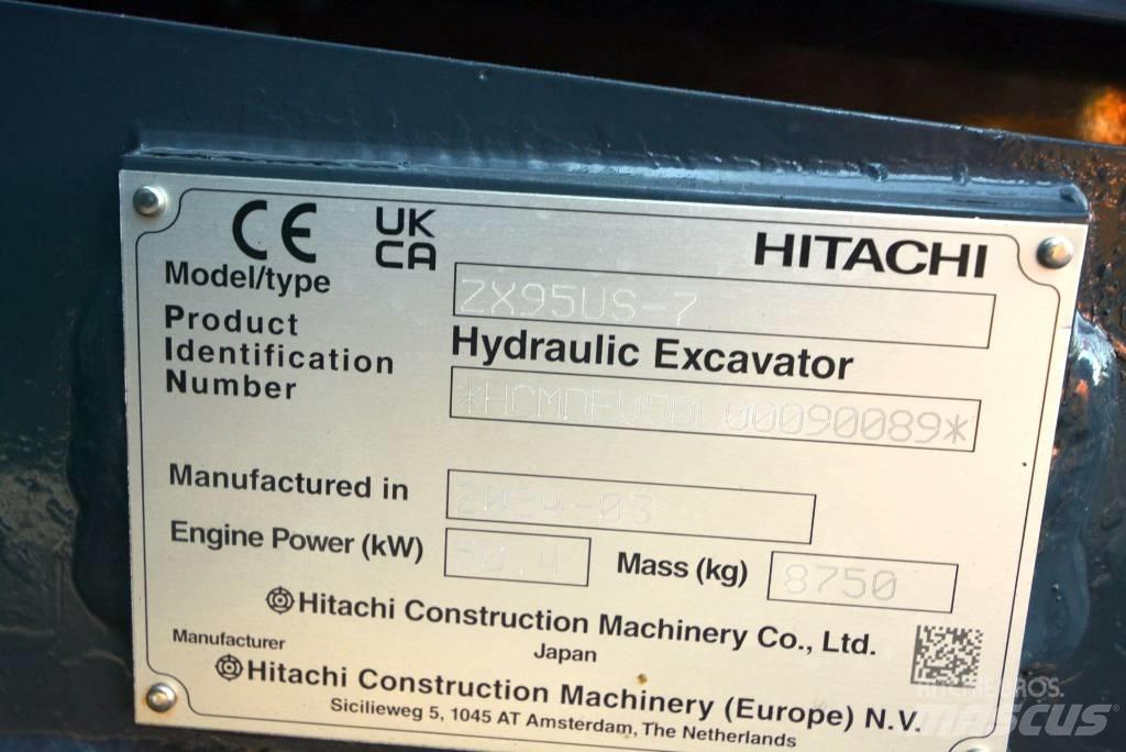 Hitachi ZX 95 US-7 Средни екскаватори 7т - 12т