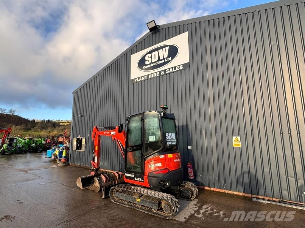 Kubota U 27-4 Мини екскаватори < 7 т